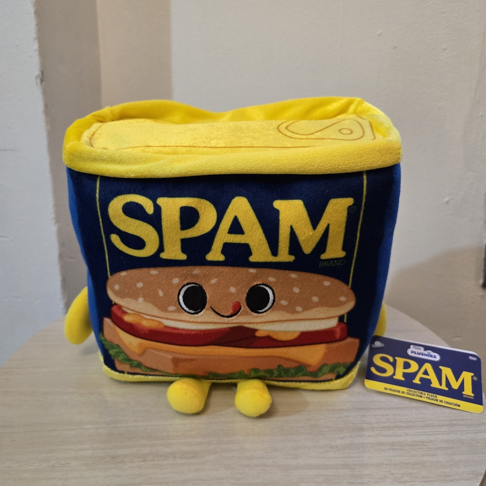 SPAM Plush Toy with Burger Design